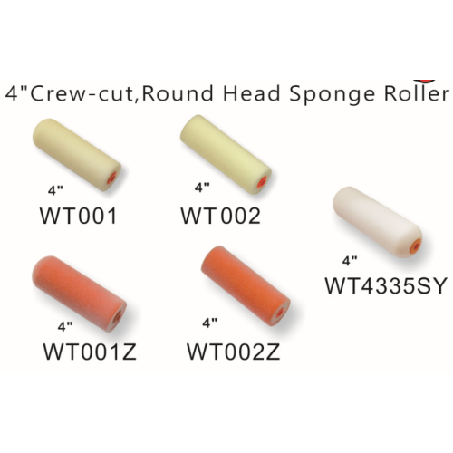 Mini roller de esponja de la cabeza redonda de la tripulación